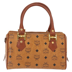 MCM Visetos logogramme Handbag Canvas and Leather