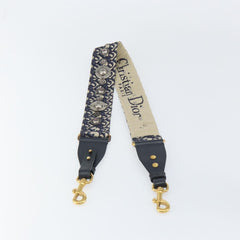 Christian Dior Adjustable Shoulder Strap Oblique Canvas