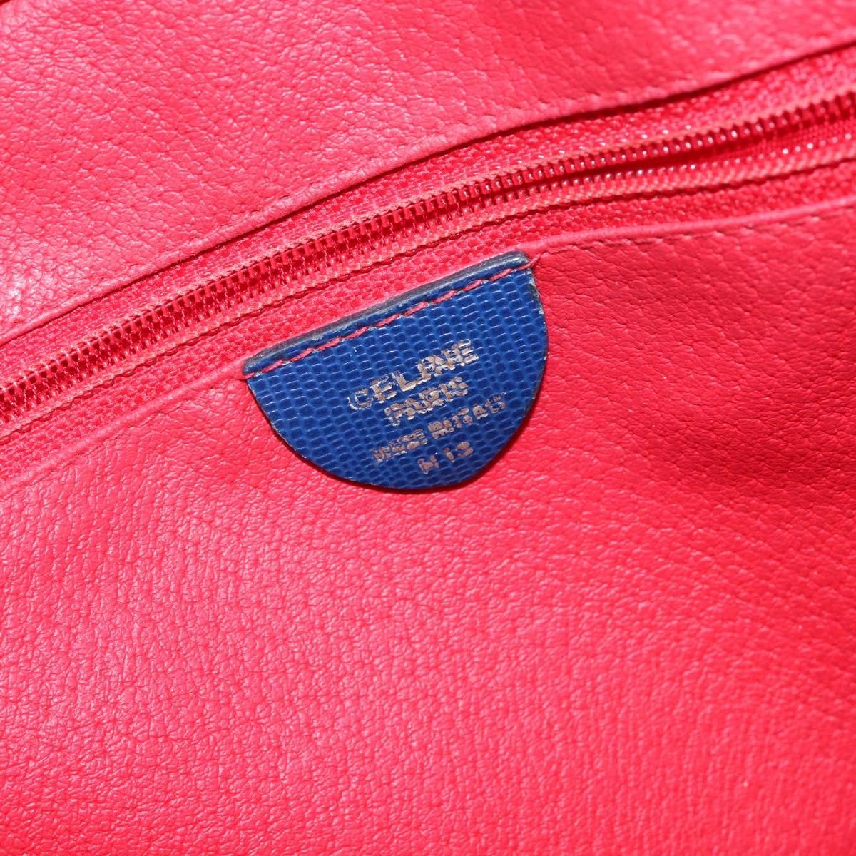 Celine Circle Logo Handbag Leather