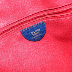 Celine Circle Logo Handbag Leather