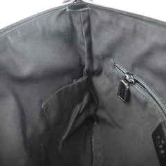 Gucci Zip Messenger Bag GG Canvas with Perforated Leather