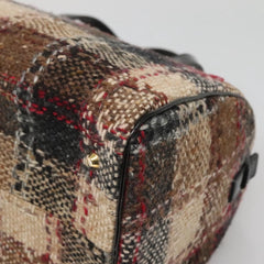 Burberry Nova Check Handbag Wool