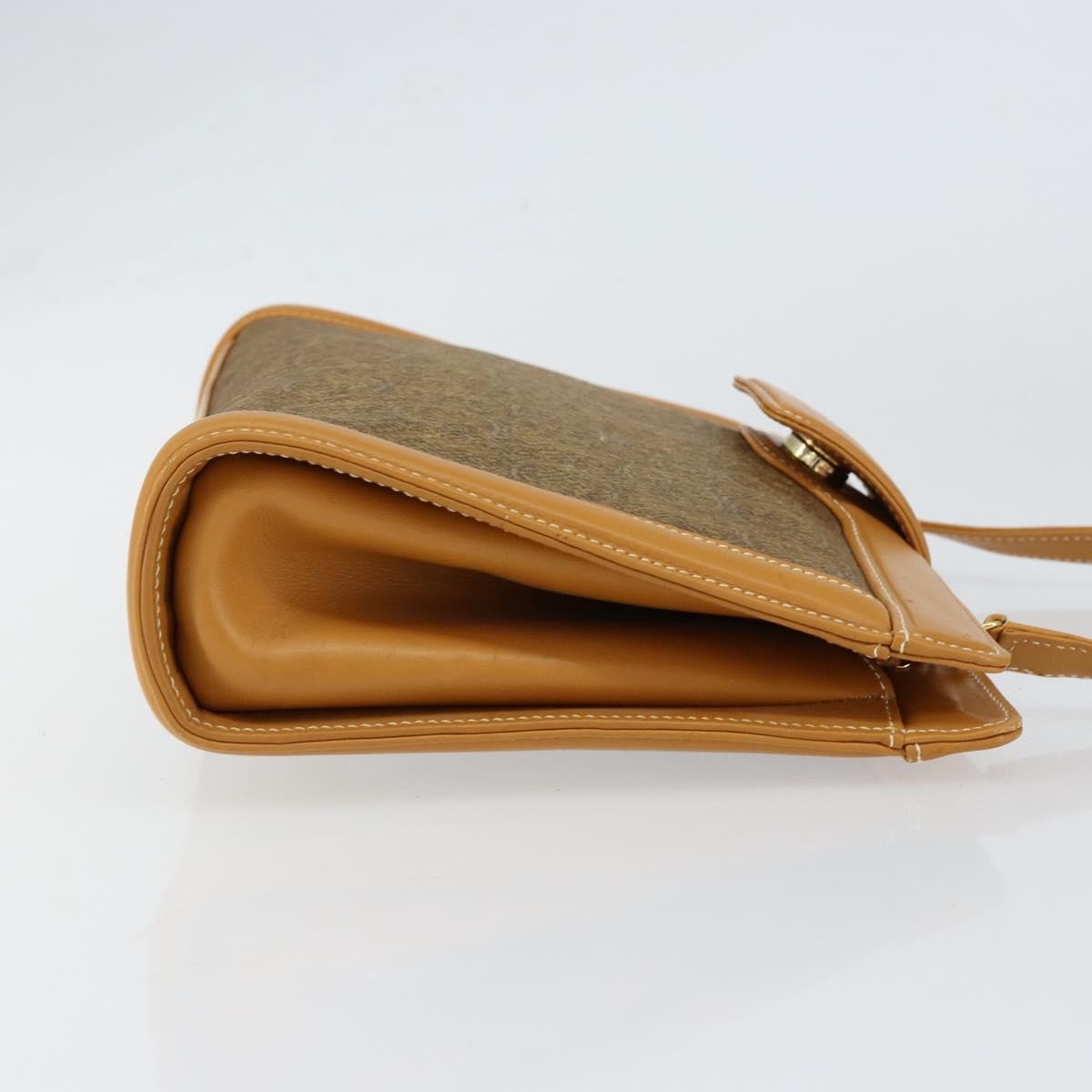 Gucci Vintage Shoulder Bag Canvas and Leather