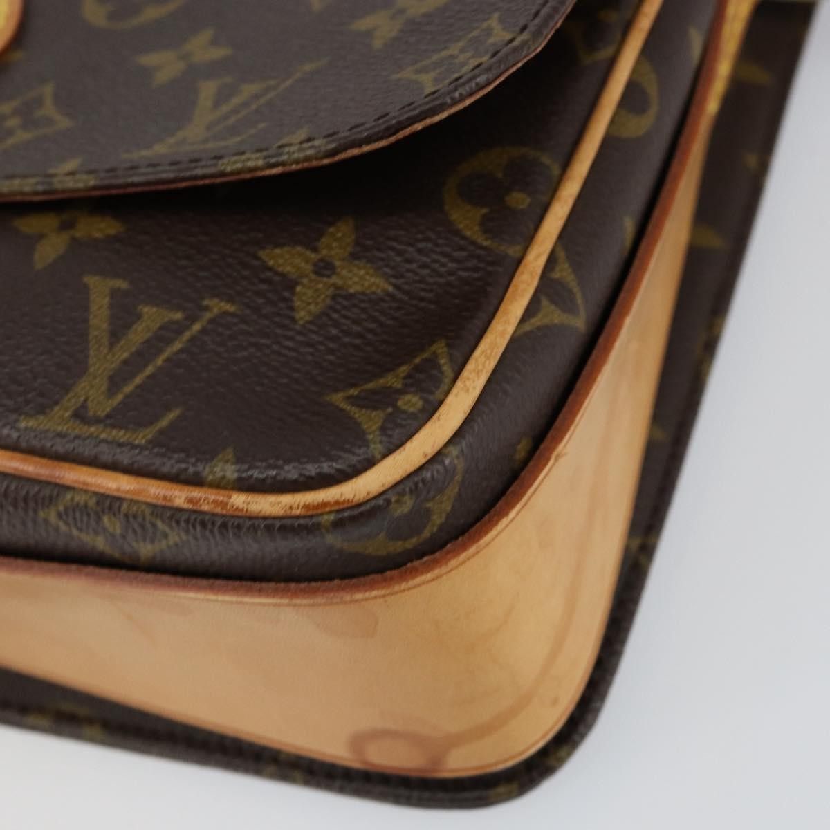 Louis Vuitton Cartouchiere Handbag Monogram Canvas