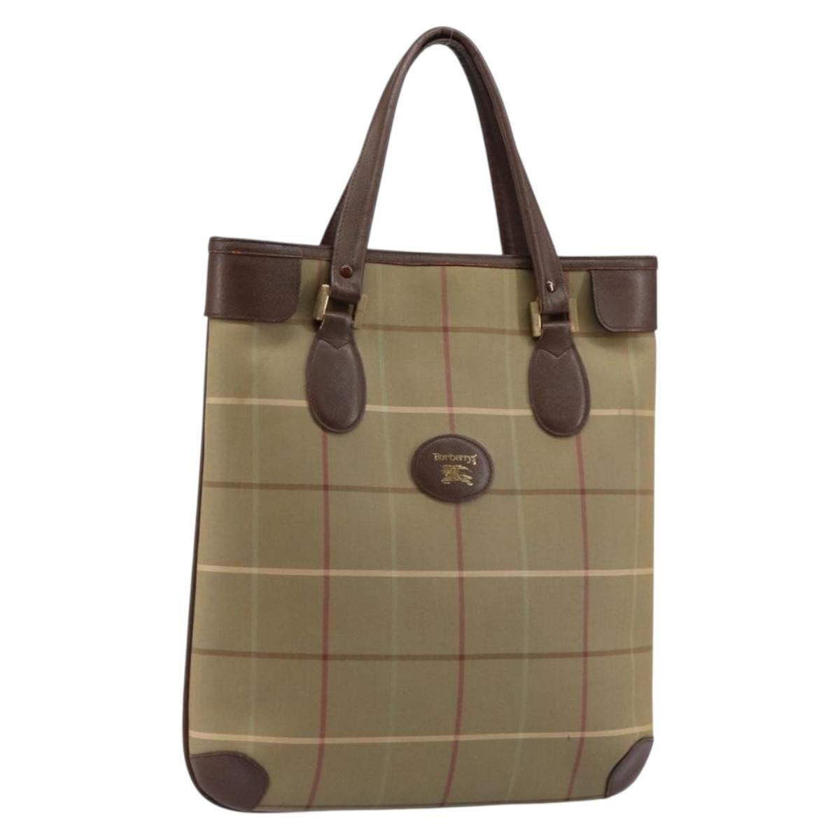 Burberry Nova Check Tote canvas check pattern