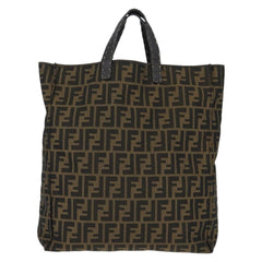 Fendi Open Shopping Tote Zucca Canvas