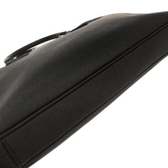 Prada Convertible Zip Around Briefcase Saffiano Leather