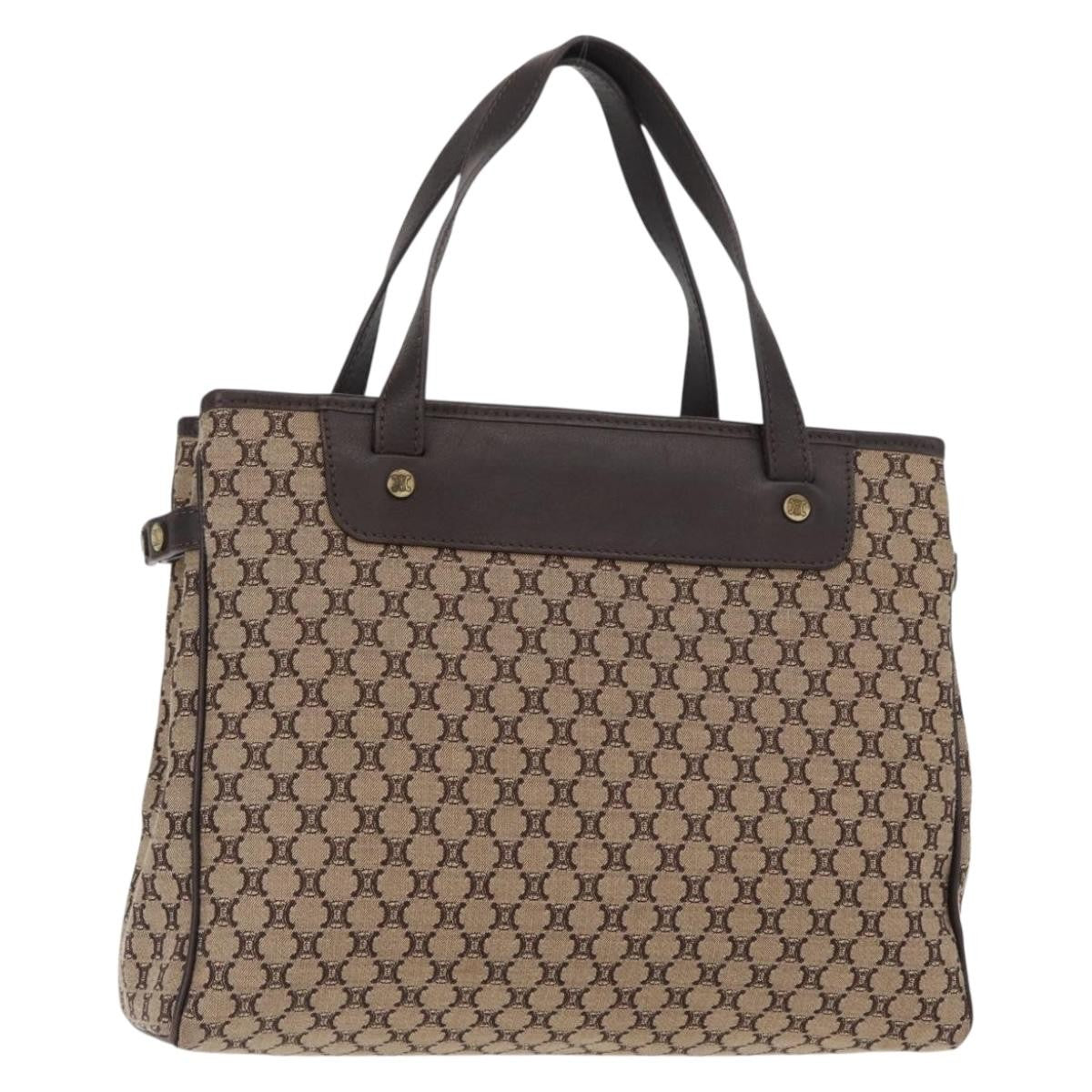 Celine Vintage Macadam Handbag Canvas