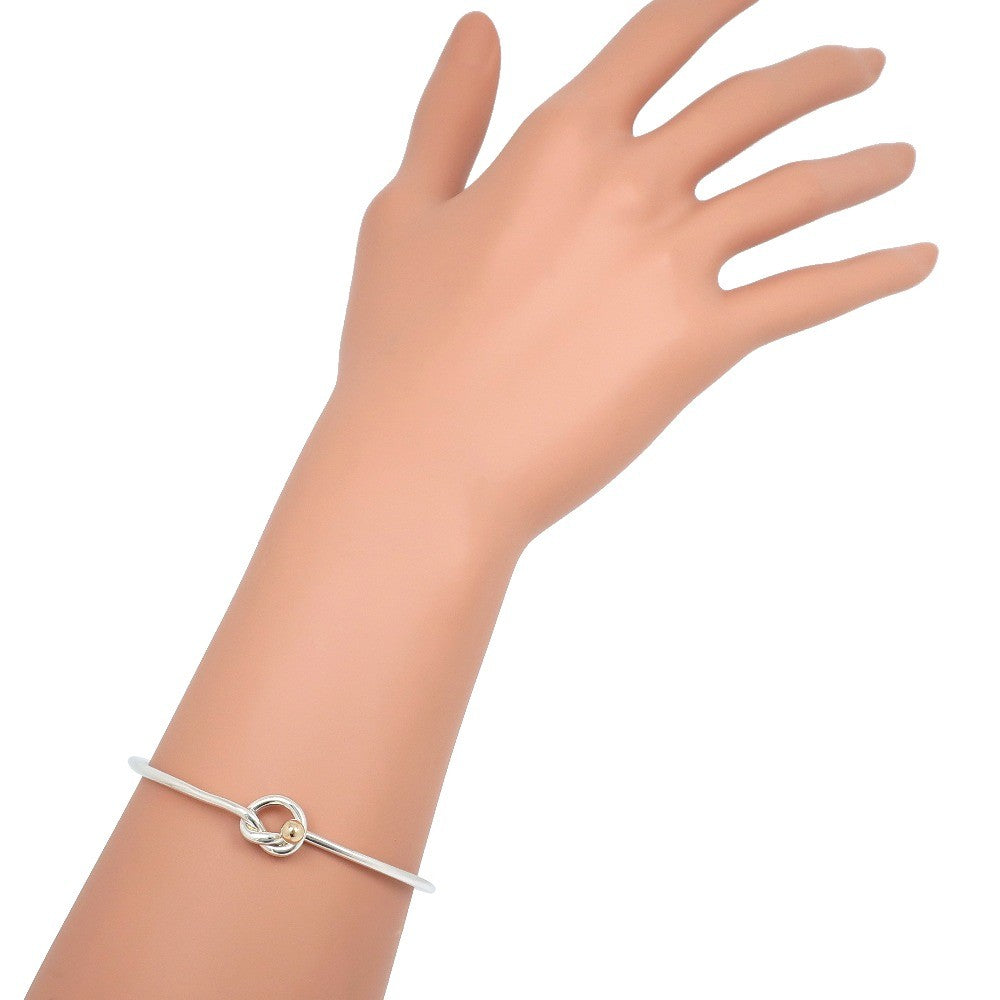 Tiffany & Co. Love Knot Bracelet Sterling Silver and 18K Yellow Gold