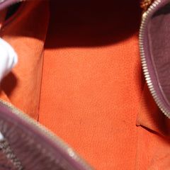 Bvlgari Medallion Frame Shoulder Bag Leather