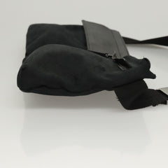 Gucci Vintage Double Belt Bag GG Canvas with Leather