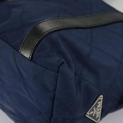 Prada Chain Shoulder Bag Quilted Tessuto