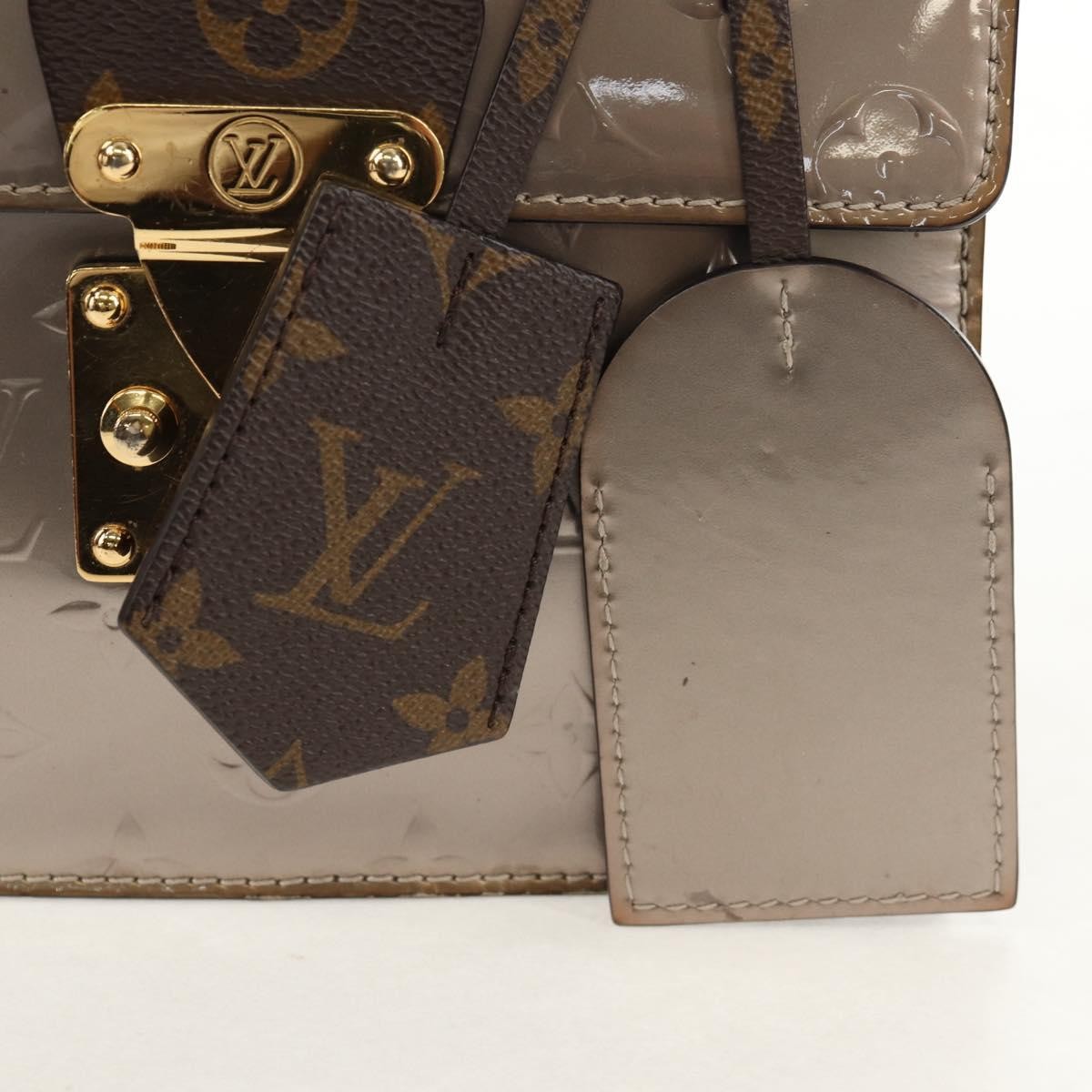 Louis Vuitton Spring Street NM Handbag Monogram Vernis with Monogram Canvas