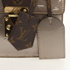 Louis Vuitton Spring Street NM Handbag Monogram Vernis with Monogram Canvas