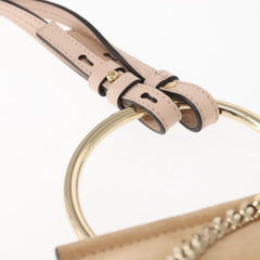 Chloe Faye Bracelet Crossbody Bag Leather and Suede