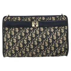 Christian Dior Vintage Trotter Shoulder Bag Canvas