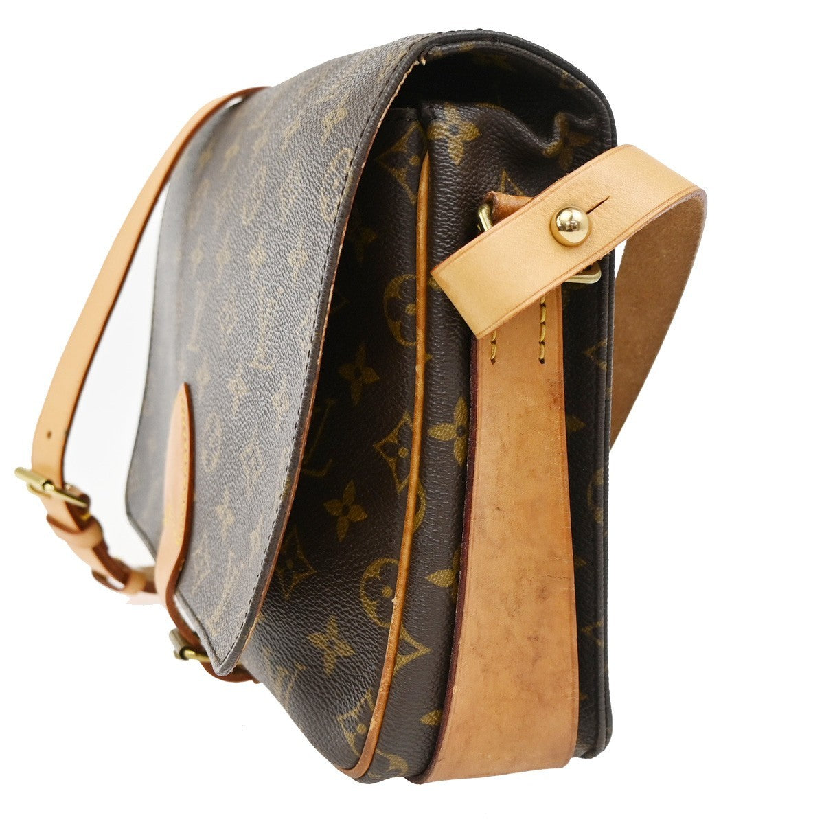 Louis Vuitton Cartouchiere Handbag Monogram Canvas