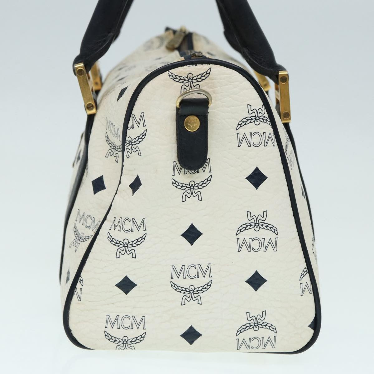 MCM Visetos logogramme Handbag Canvas and Leather