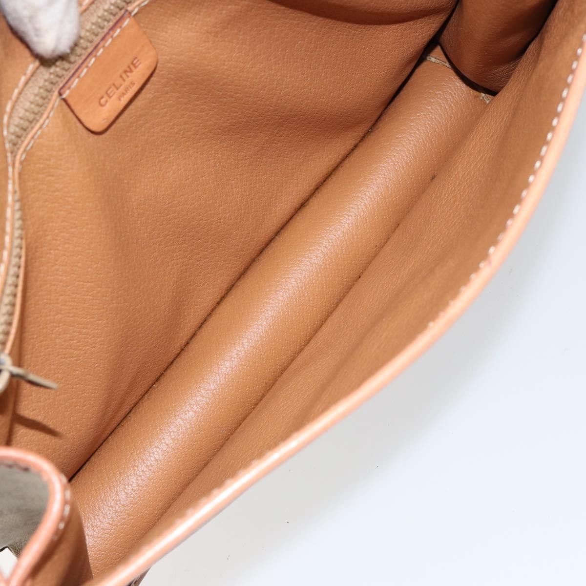 Celine Vintage Macadam Shoulder Bag Canvas