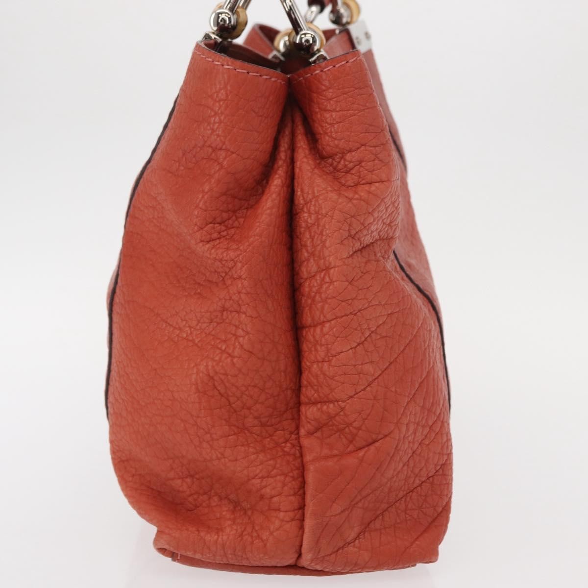 Gucci Vintage Bamboo Handle Bag Leather