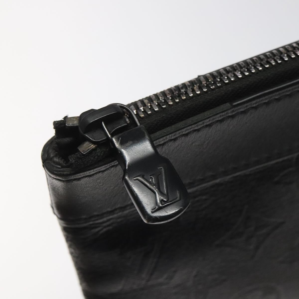 Louis Vuitton Discovery Pochette Monogram Shadow Leather