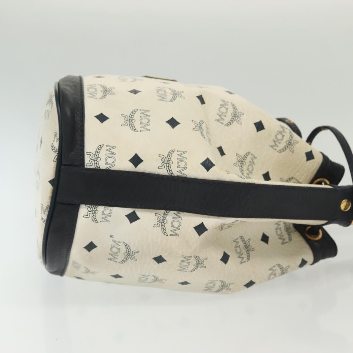 MCM Drawstring Shoulder Bag Leather