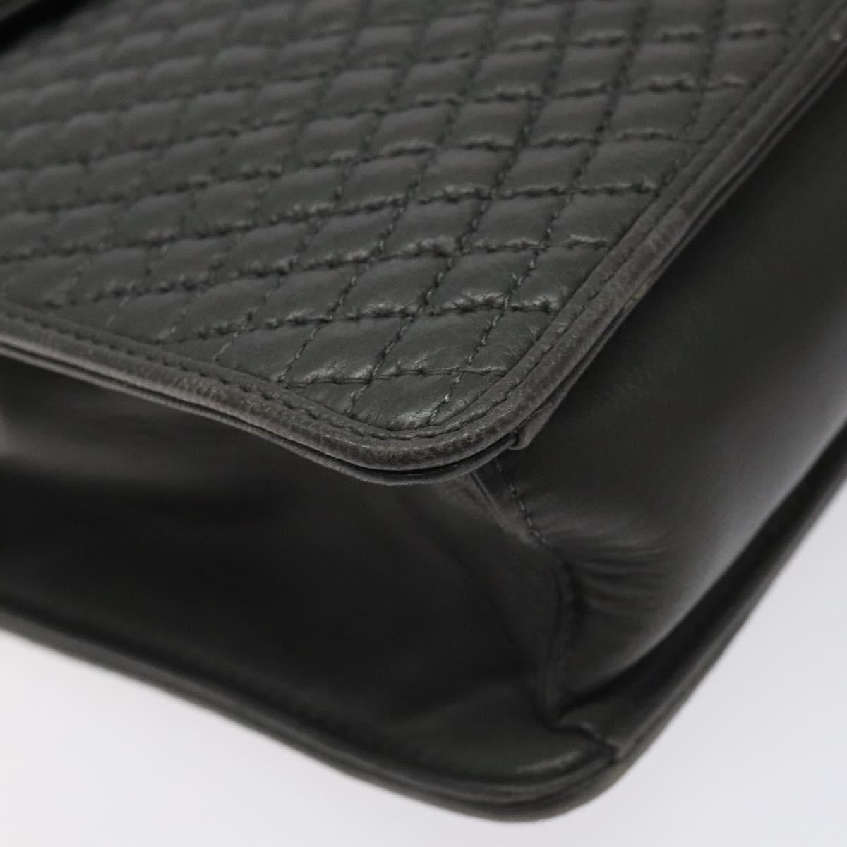 Bally Vintage Handbag Quilted Leather