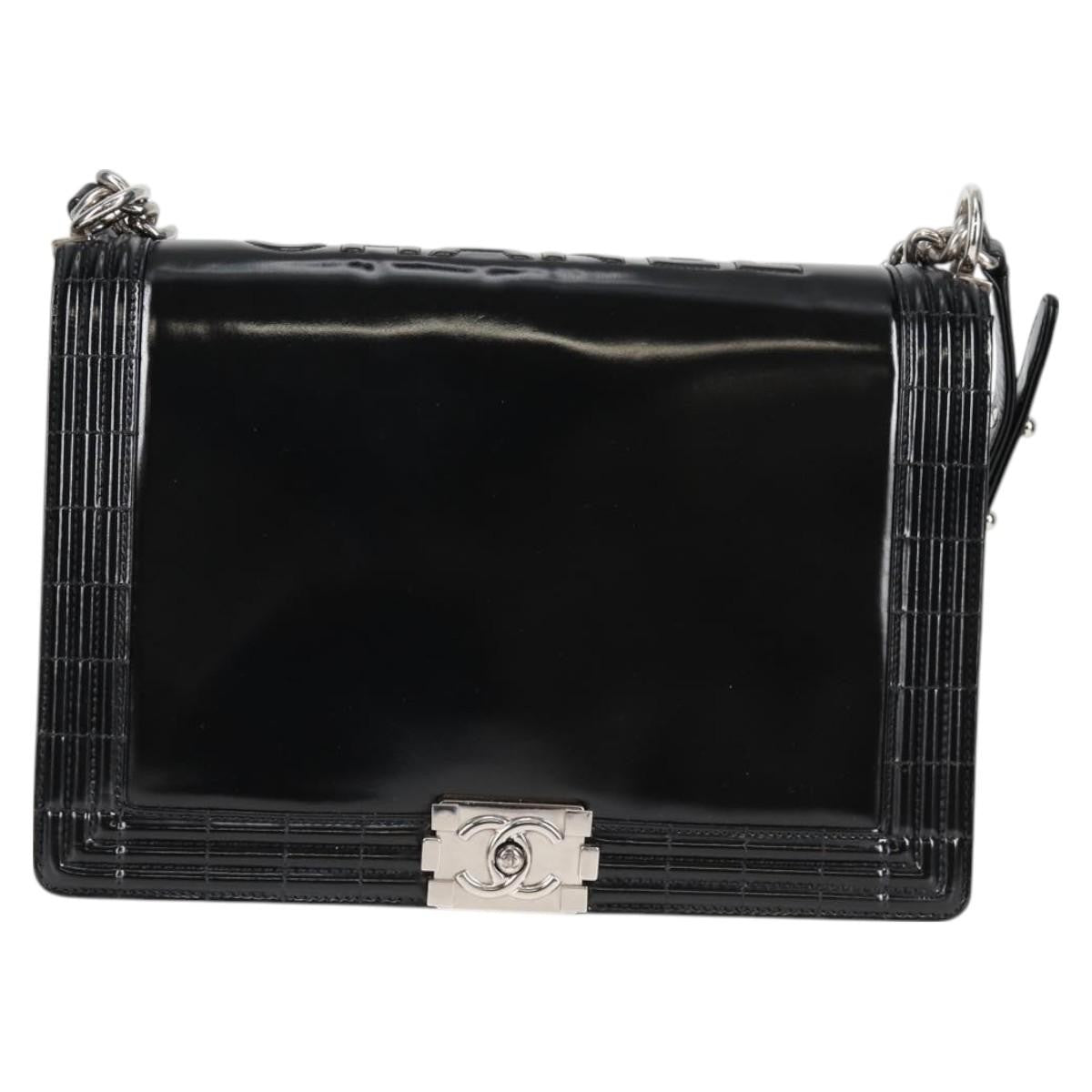 Chanel Reverso Boy Flap Bag Patent