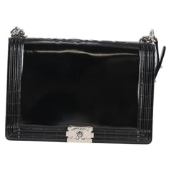 Chanel Reverso Boy Flap Bag Patent