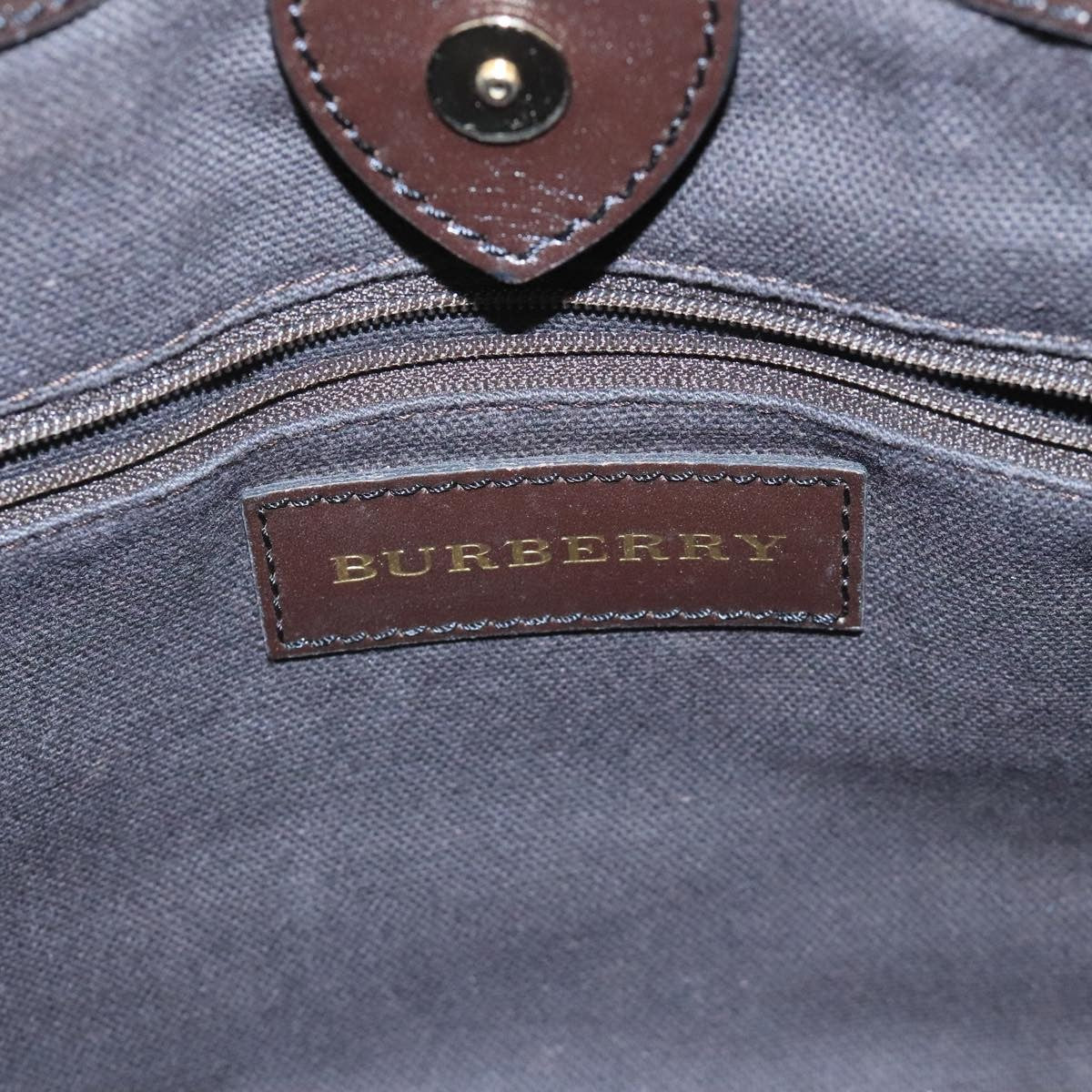 Burberry Newfield Tote Haymarket Coated Canvas