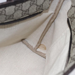 Gucci Plus Tote GG Coated Canvas with Leather