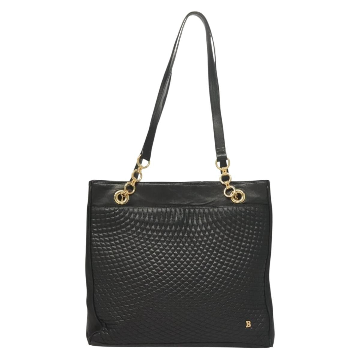 Bally Vintage Tote Bag Leather