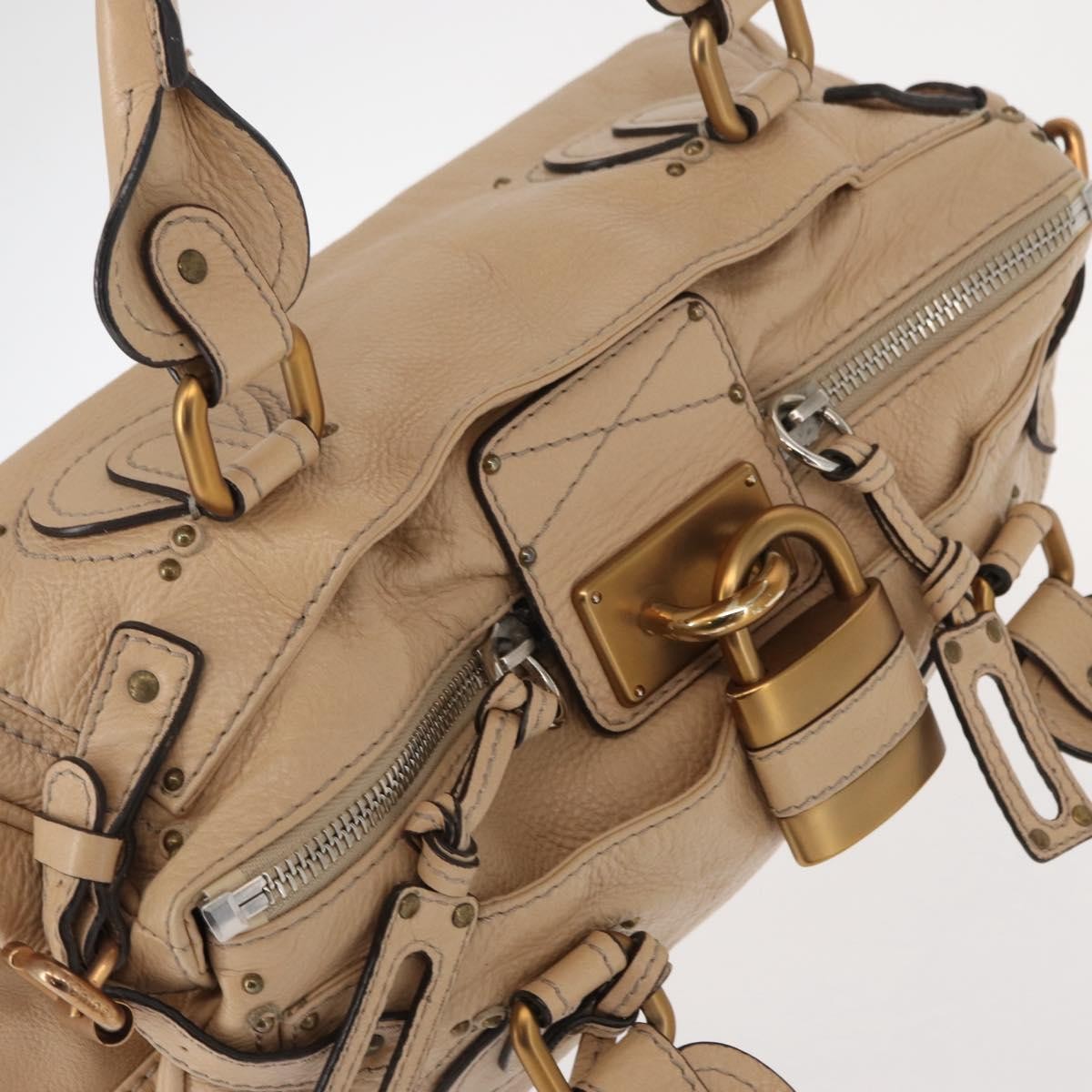 Chloe Paddington Lock Satchel Leather