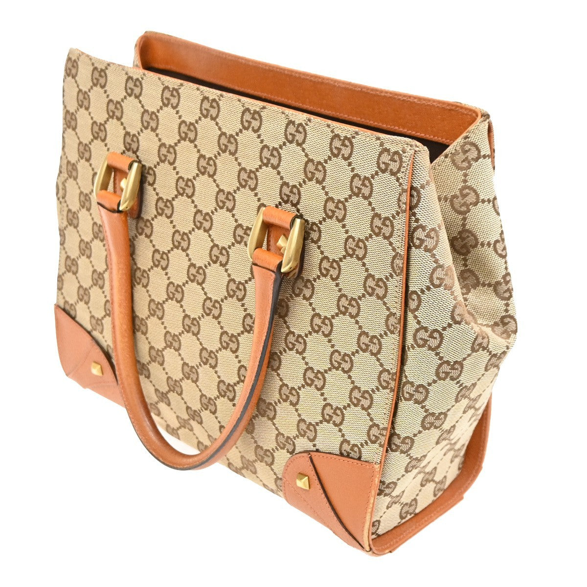 Gucci Nailhead Tote GG Canvas