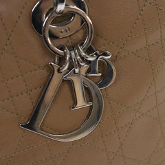 Christian Dior Lady Dior Soft Zip Tote Cannage Stitch Leather