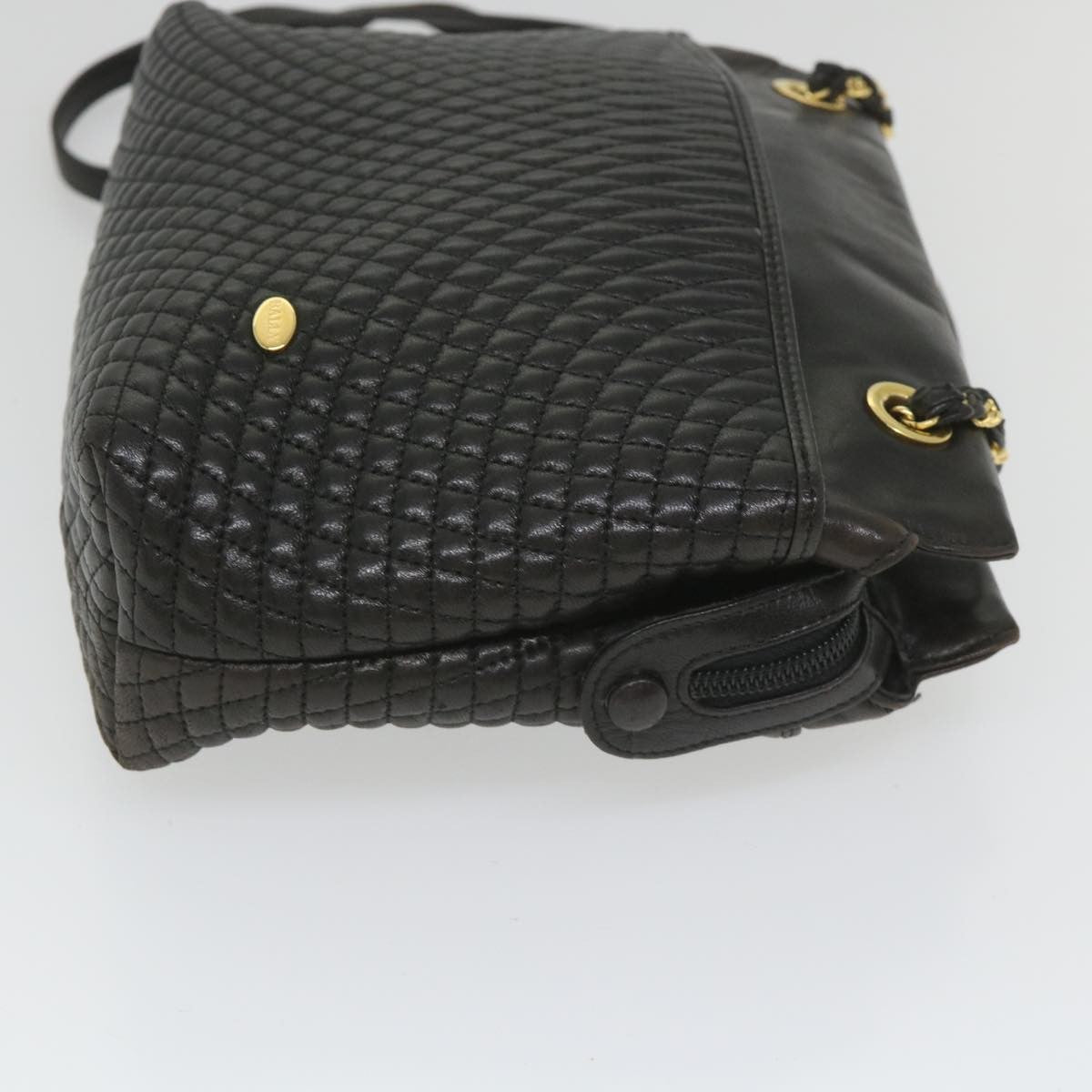 Bally Vintage Shoulder Bag Quilted leather