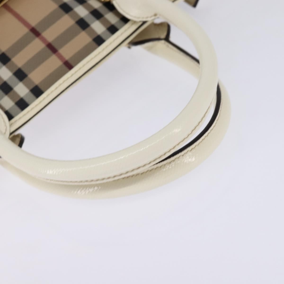 Burberry Minford Satchel Haymarket Coated Canvas