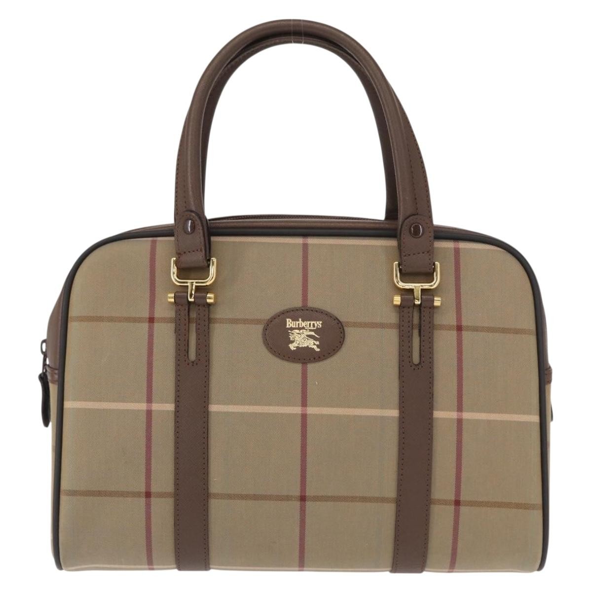 Burberry Nova check boston bag Canvas