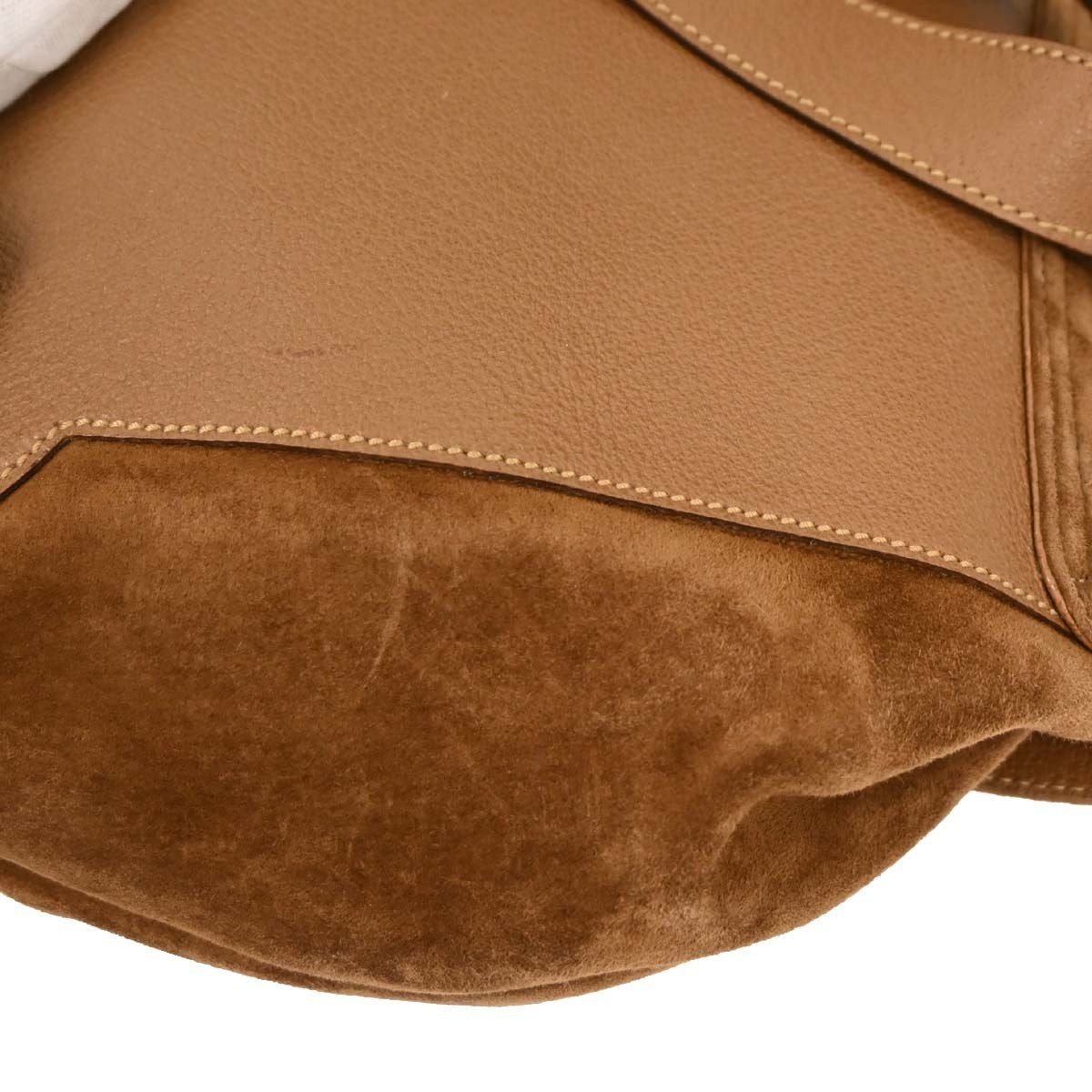 Gucci Vintage Bamboo Backpack Suede