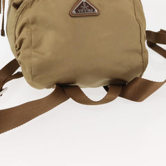 Prada Double Pocket Buckle Backpack Tessuto