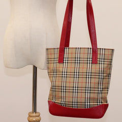Burberry Nova Check Tote canvas check pattern