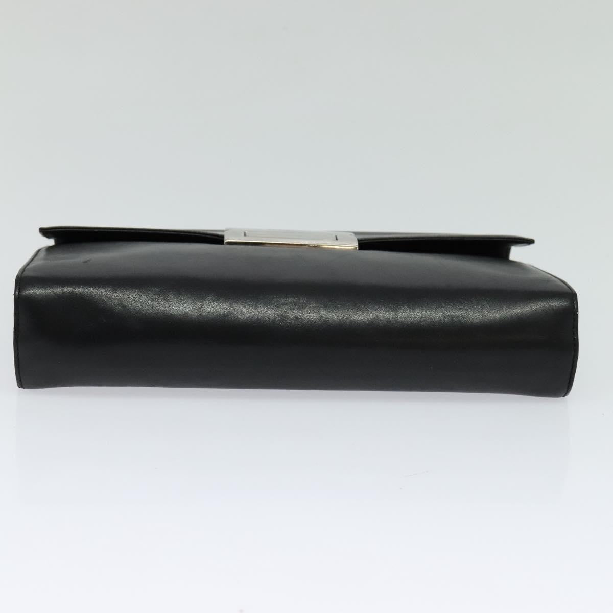 Salvatore Ferragamo Vintage Gancini Pochette Leather