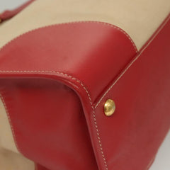 Prada Convertible Tote Canvas and Saffiano Leather