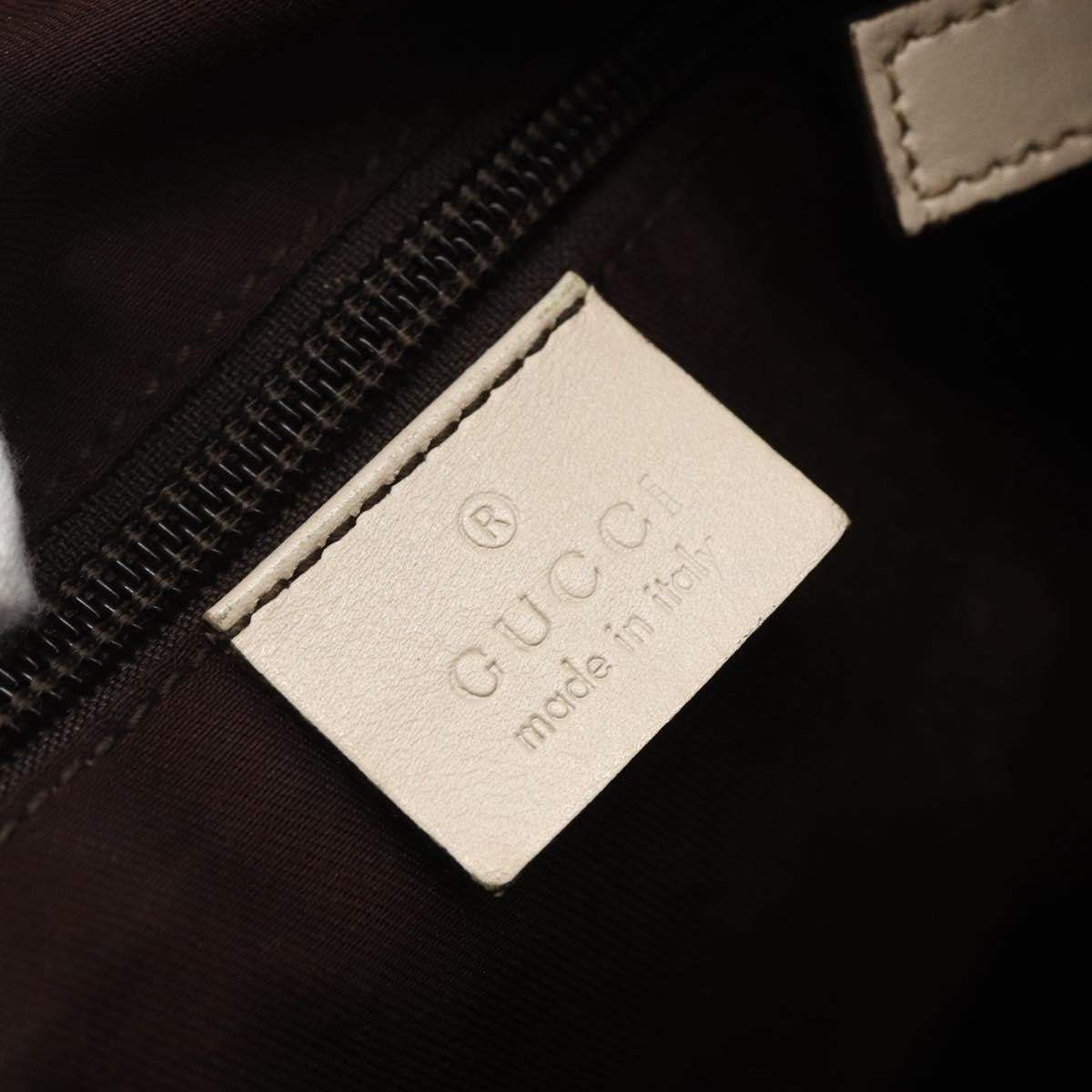 Gucci Zip Messenger Bag GG Canvas with Perforated Leather