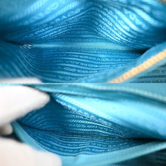 Prada Double Zip Lux Tote Saffiano Leather