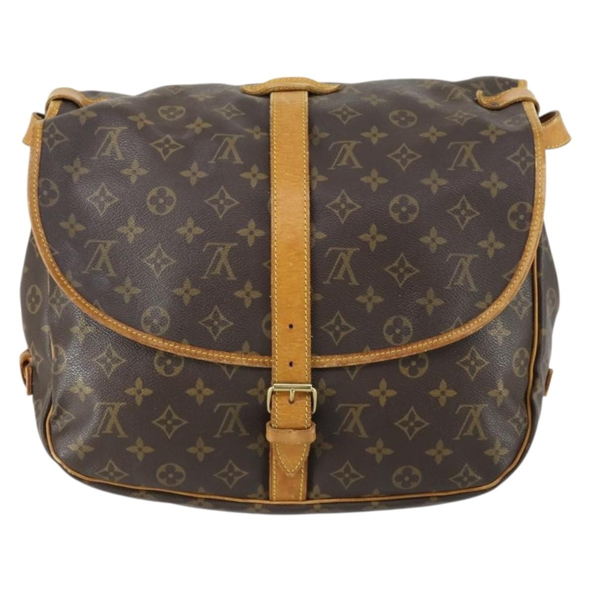Louis Vuitton Saumur Handbag Monogram Canvas