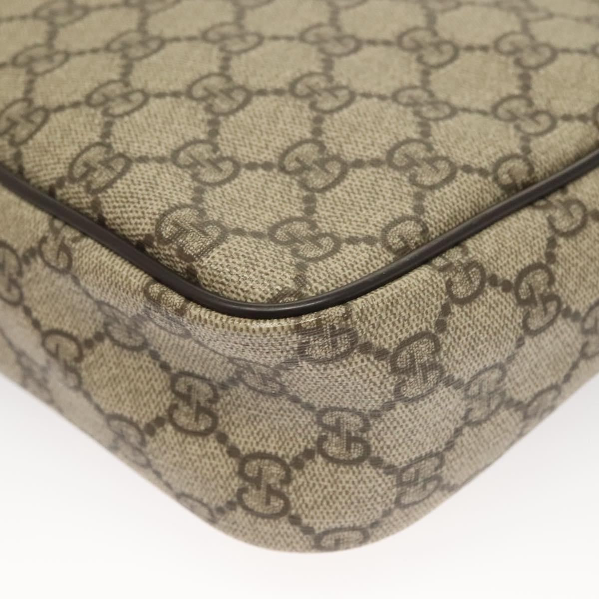 Gucci Front Zip Messenger GG Coated Canvas