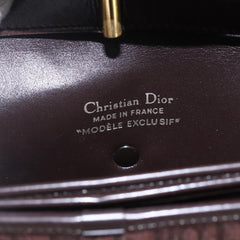 Christian Dior Vintage Trotter Shoulder Bag Canvas