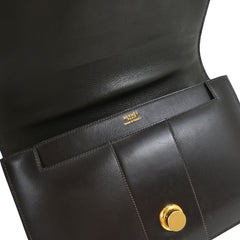 Hermes Vintage Shoulder Bag Embellished Leather