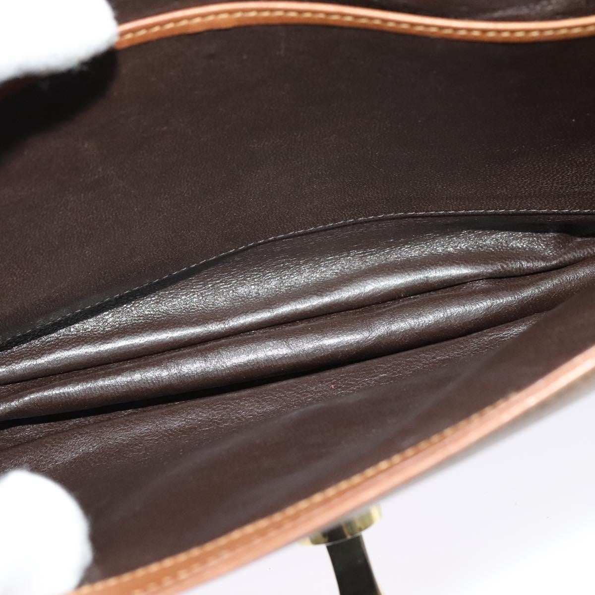 Gucci Vintage Flap Crossbody Bag Leather